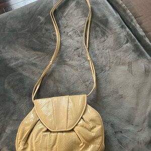 Neiman Marcus Cream/Tan Shoulder Bag